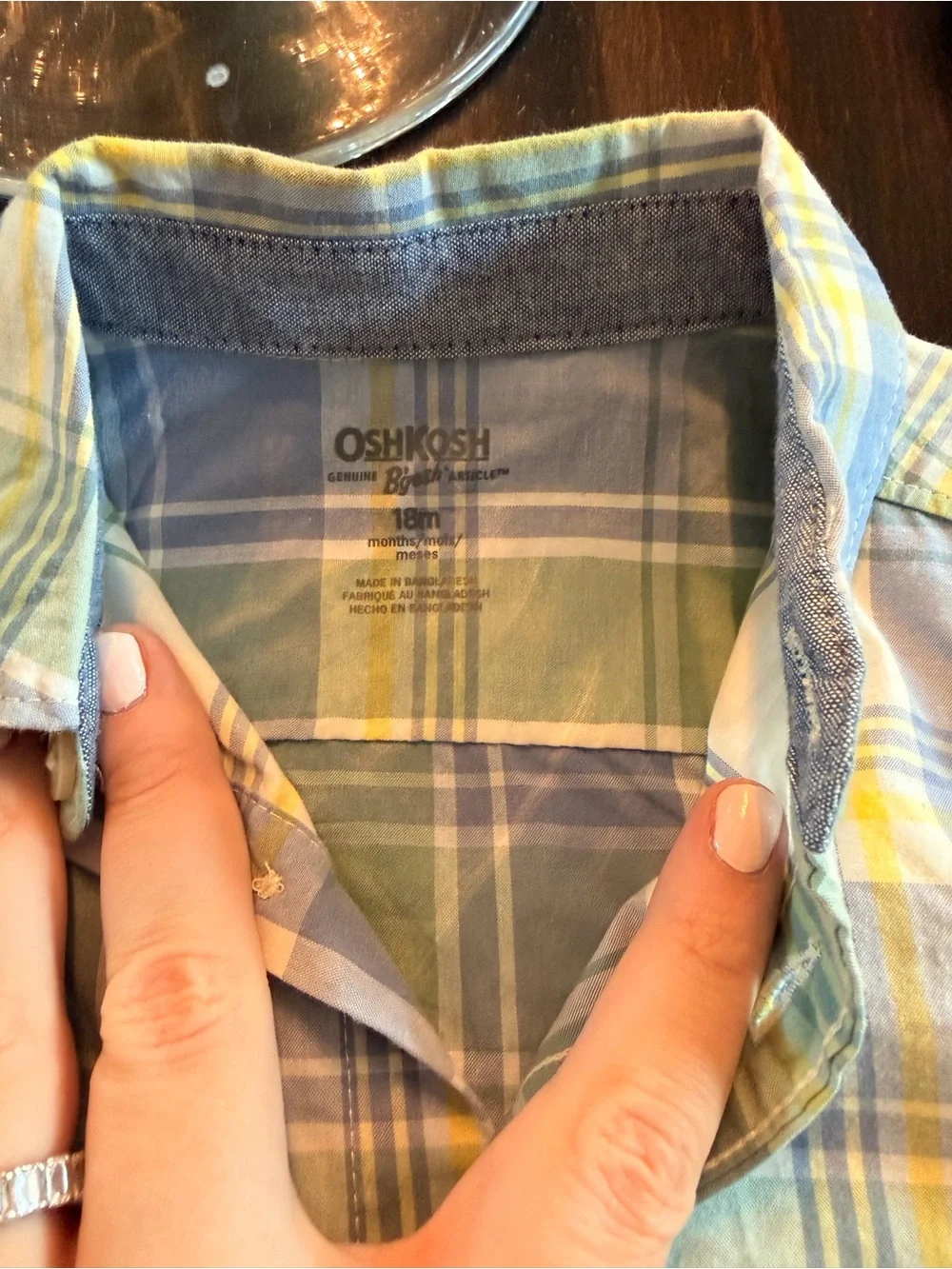 Oshkosh- Boys Spring Flannel